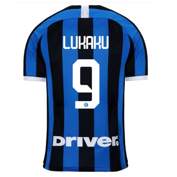 Camiseta Inter Milan NO.9 Lukaku 1ª 2019-2020 Azul